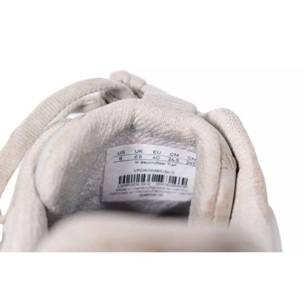 Lululemon Women's US8 Bone White Beyondfeel Trail Running Shoes LW9FGDS $208 - Picture 6 of 6